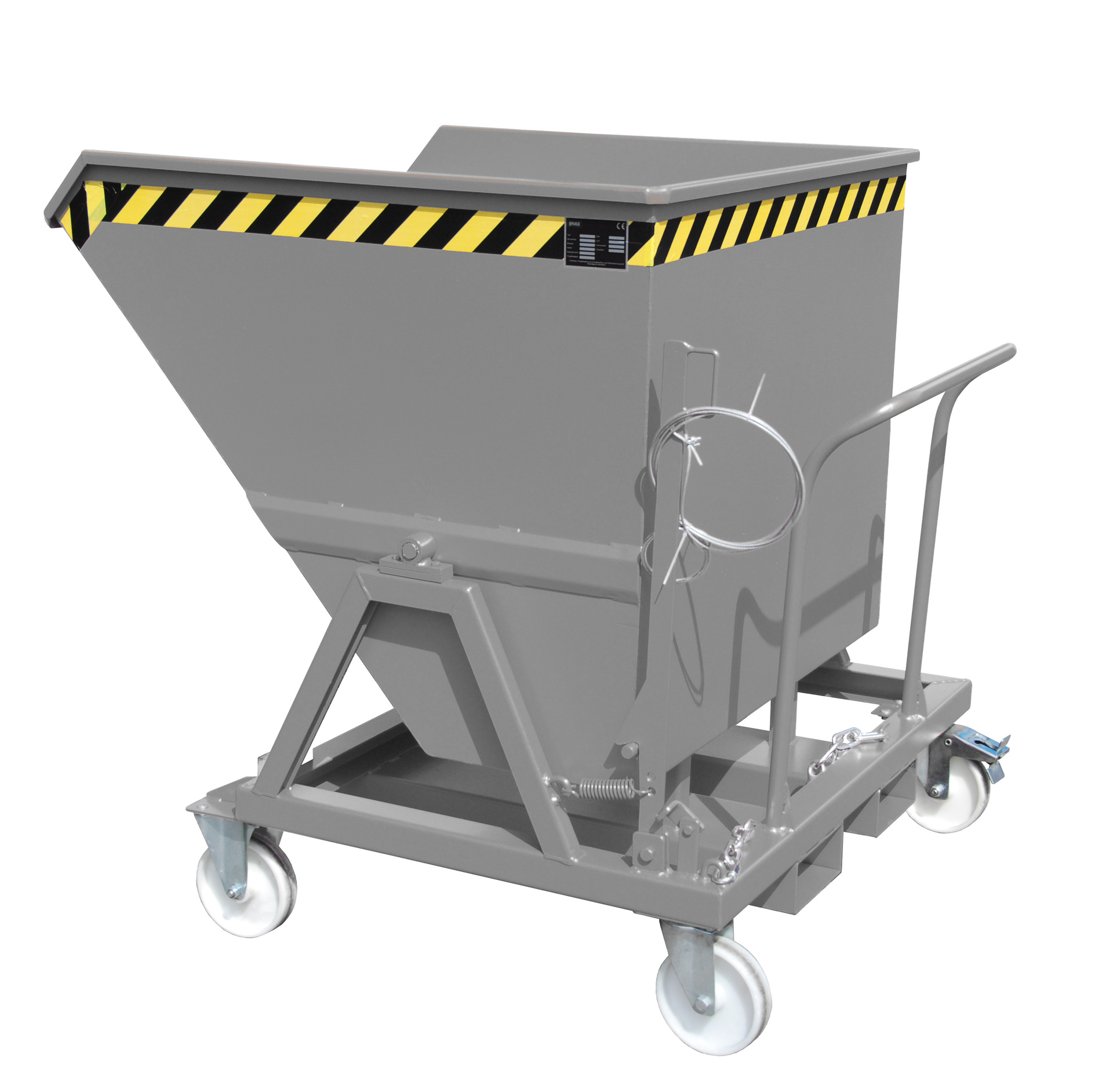 Kippmulde Typ KS RAL 7005 Mausgrau-Anbaugeräte für Ihren Stapler